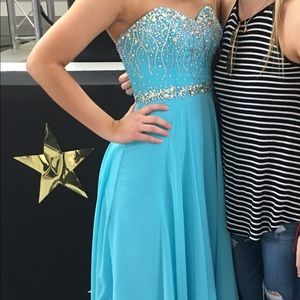 Light Blue Prom Dress
